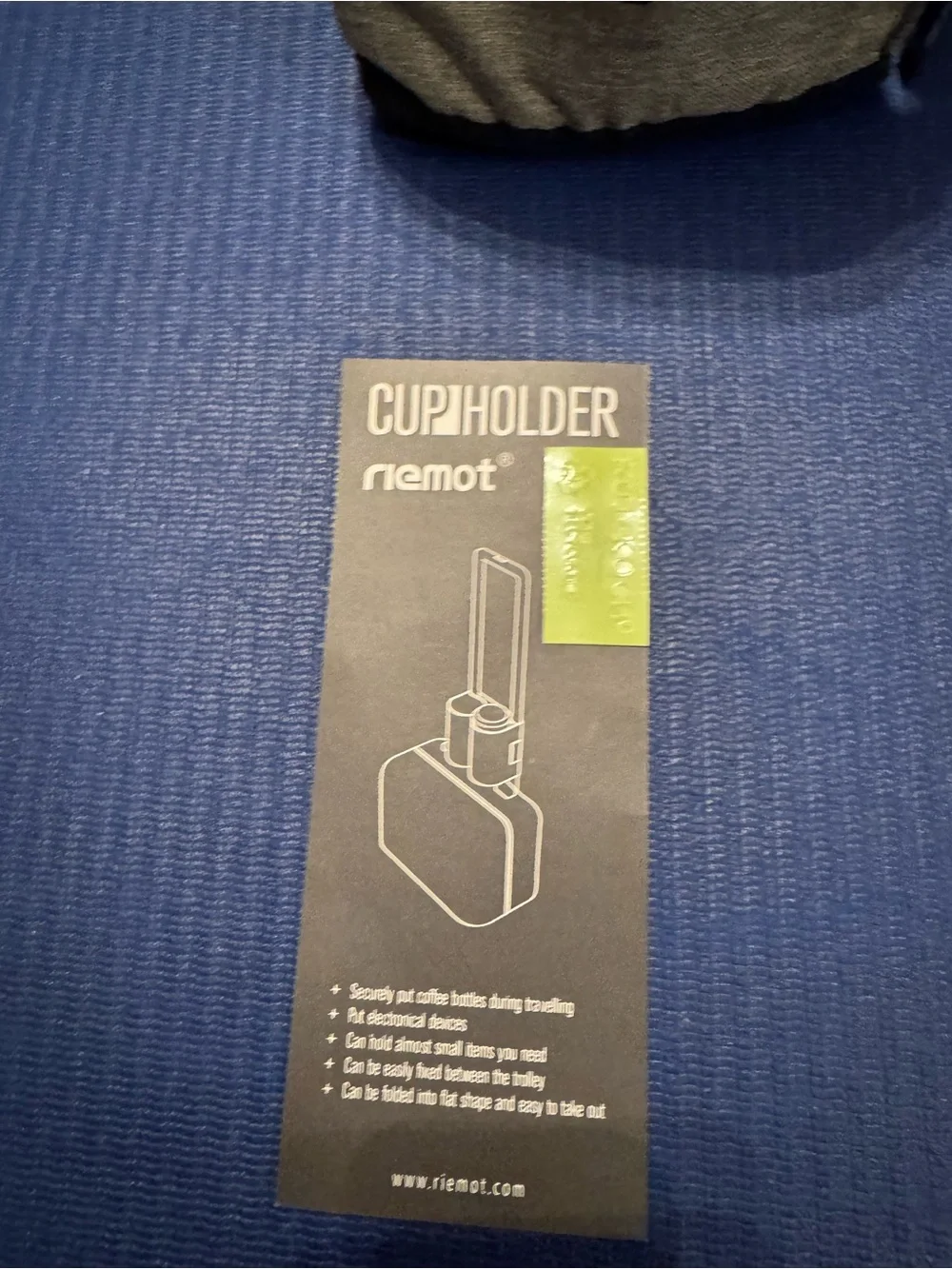 Riemot Suit Case Attachment Cup Holder Travel Accessory - Grey
